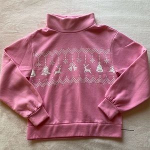 Only | Roll Neck Printed Christmas Sweater